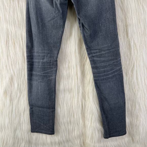 CQY Palme Gray High Rise Skinny Denim Jeans Cotton Blend Stretch Size 24 - Picture 6 of 11